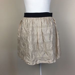 Banana Republic Silk Ivory Skirt Size 2